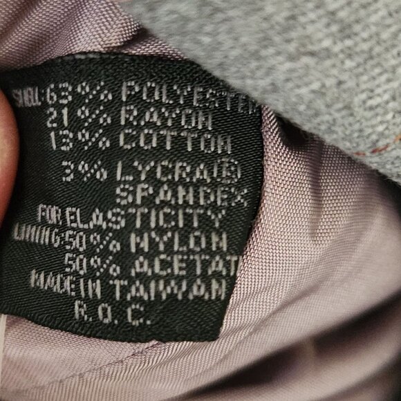 Express Vintage 90s NWT Plaid Business Pant Suit Size 3/4 - Picture 9 of 9